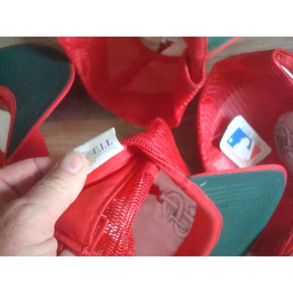 4 HATS ST LOUIS CARDINALS UII SNAPBACK 90S WHOLESALE LOT HATS VINTAGE HAT CAP‎